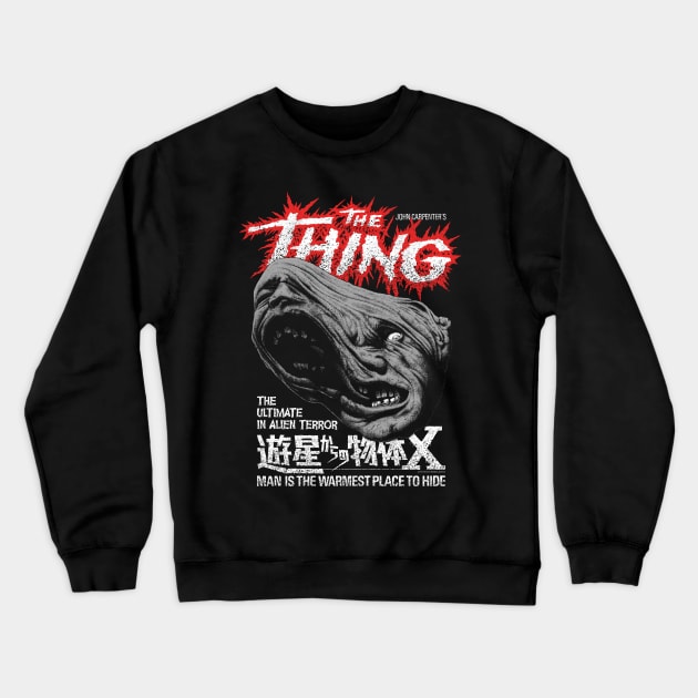 The Thing, John Carpenter, Cult Classic Crewneck Sweatshirt by PeligroGraphics